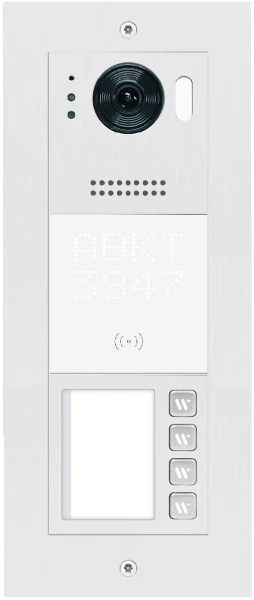 Vier Familienhaus IP Video Sprechanlage 4Familien IP Videotürsprechanlage Lan Türsprechanlage